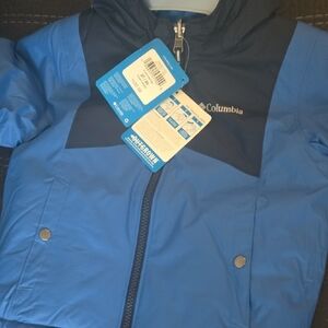 Columbia Kids Two-Tone Blue Two-Piece Snow Suit With Reversible Jacket